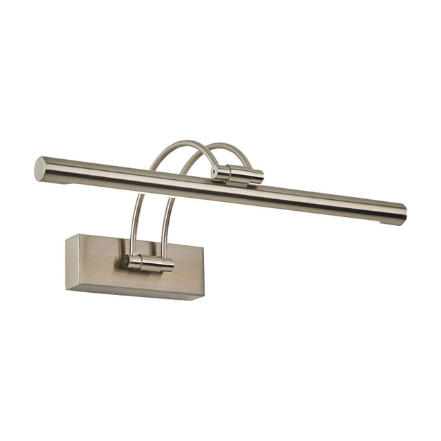 Nouveau wall light in satin nickel finish