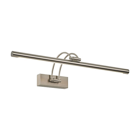 Nouveau wall light in satin nickel finish