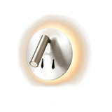 Luca 2 light wall light in satin nickel finish