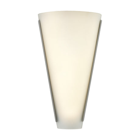 Dakota wall light in satin nickel finish