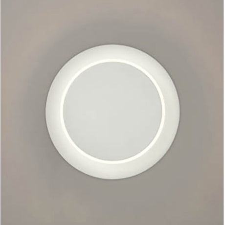 Crescent White Small LED Wall Light