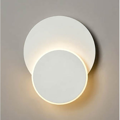 Crescent White LED Wall Light