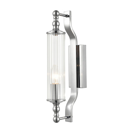 Empire wall light in chrome finish