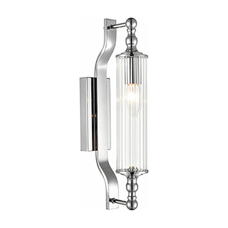 Empire wall light in chrome finish, alternative view
