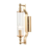 Empire wall light in gold finish