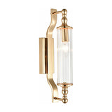 Empire wall light in gold finish, alternative view