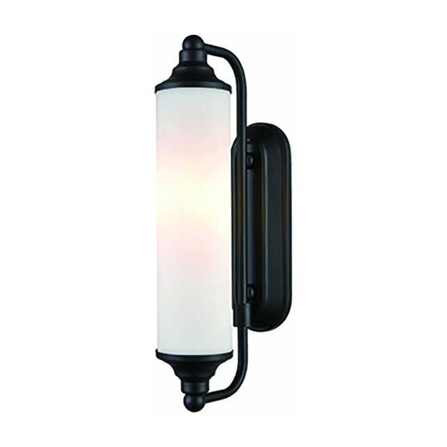 Barber wall light in black finish