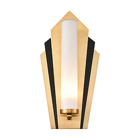 Chrysler wall light in black and gold finish, alternative view