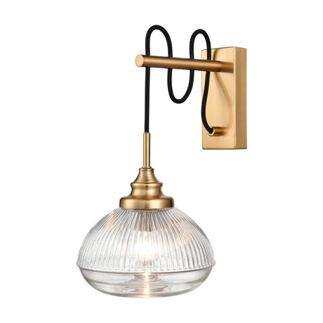 Acoste wall light in brass finish