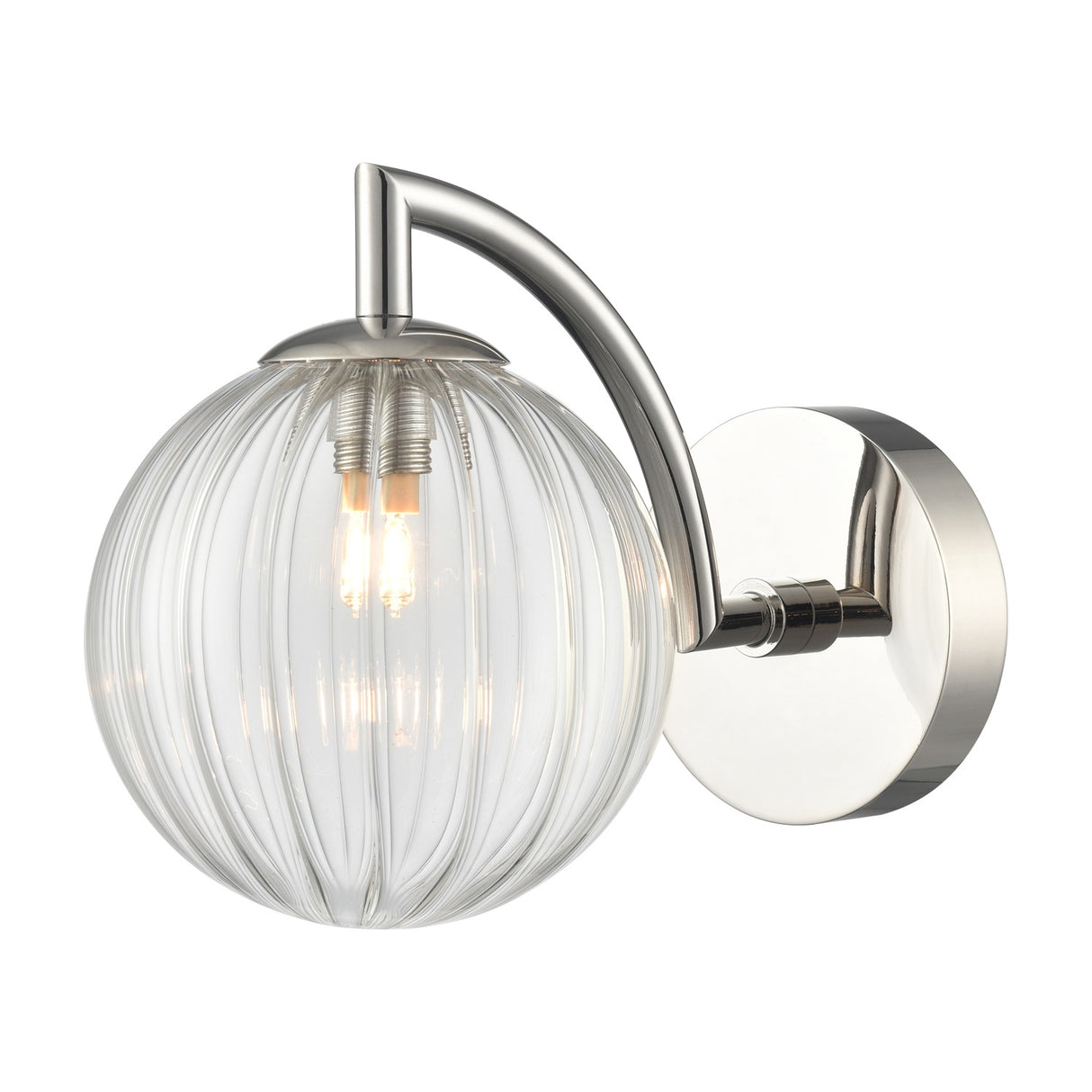 Globe wall light