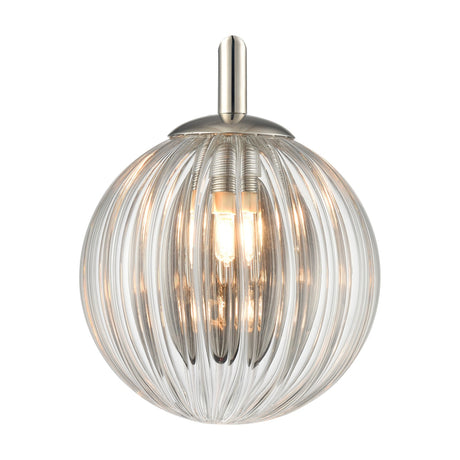 Globe wall light, alternative view