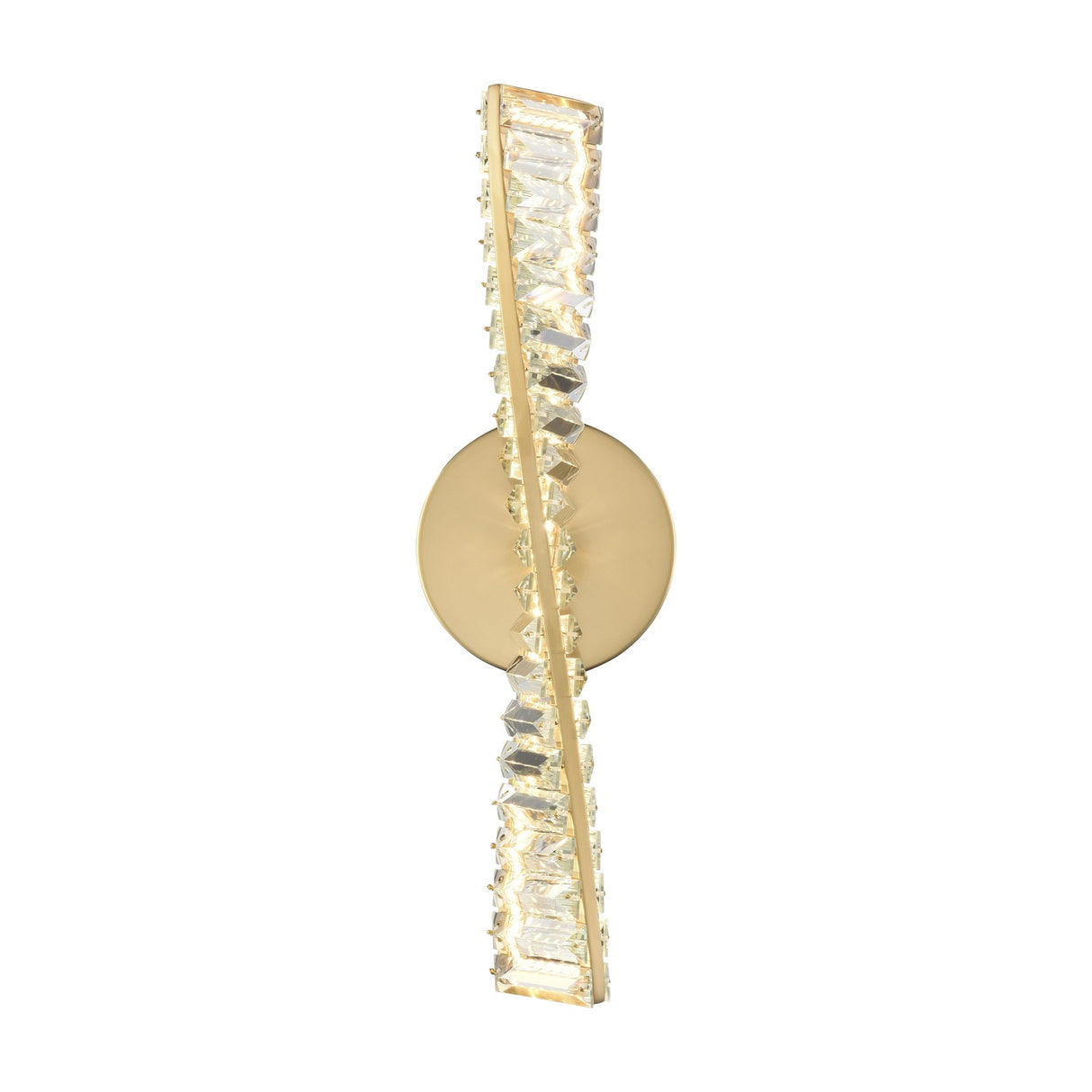 Cleopatra wall light in brass finish