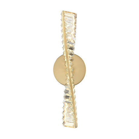 Cleopatra wall light in brass finish