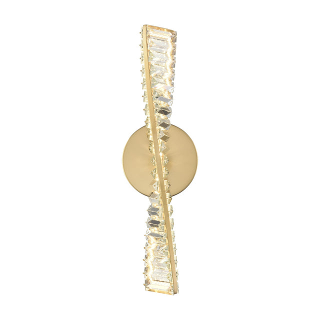 Cleopatra wall light in brass finish