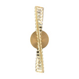 Cleopatra wall light in brass finish, alternative view