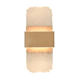 Frost exterior wall light in brass finish, alternative view