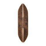 Warrior 2 light exterior wall light in copper finish