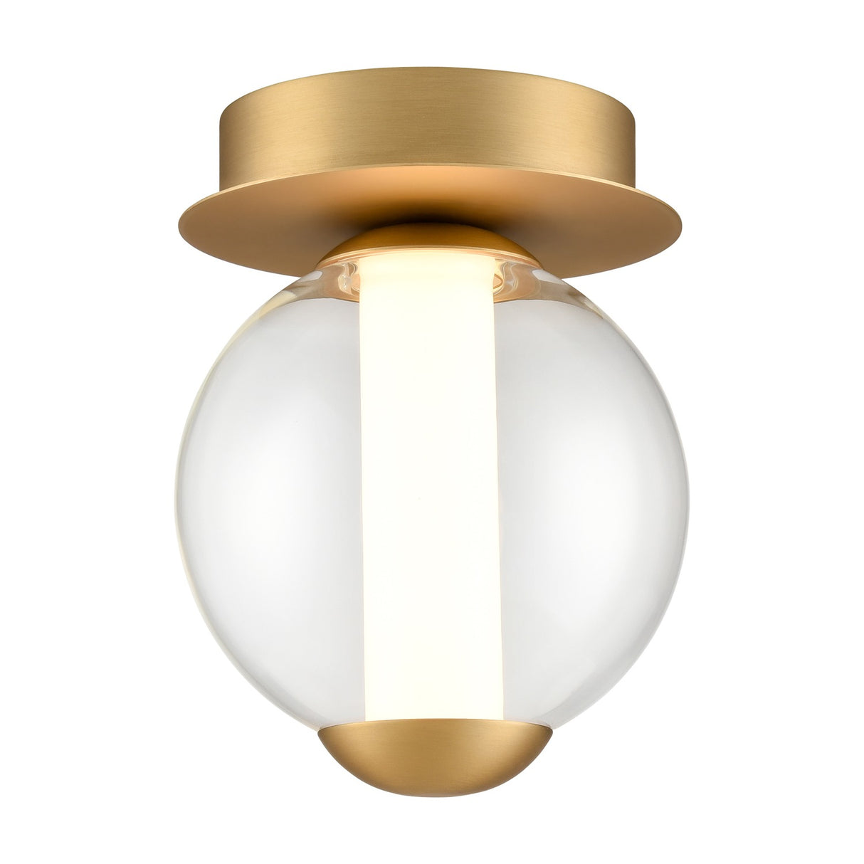 Beacon ceiling light in brass finish
