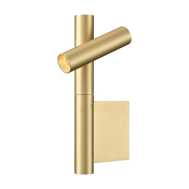 Fabula wall light in satin brass finish