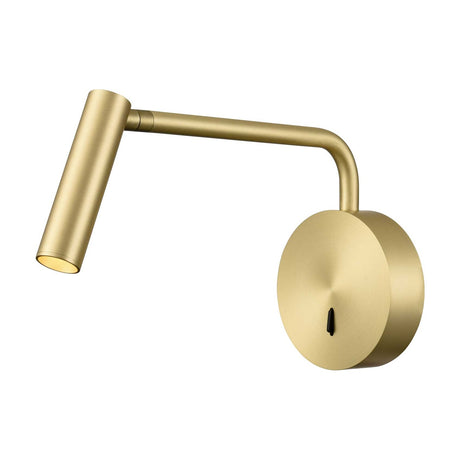 Fabula wall light in satin brass finish