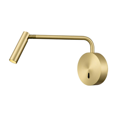 Fabula wall light in satin brass finish, alternative view