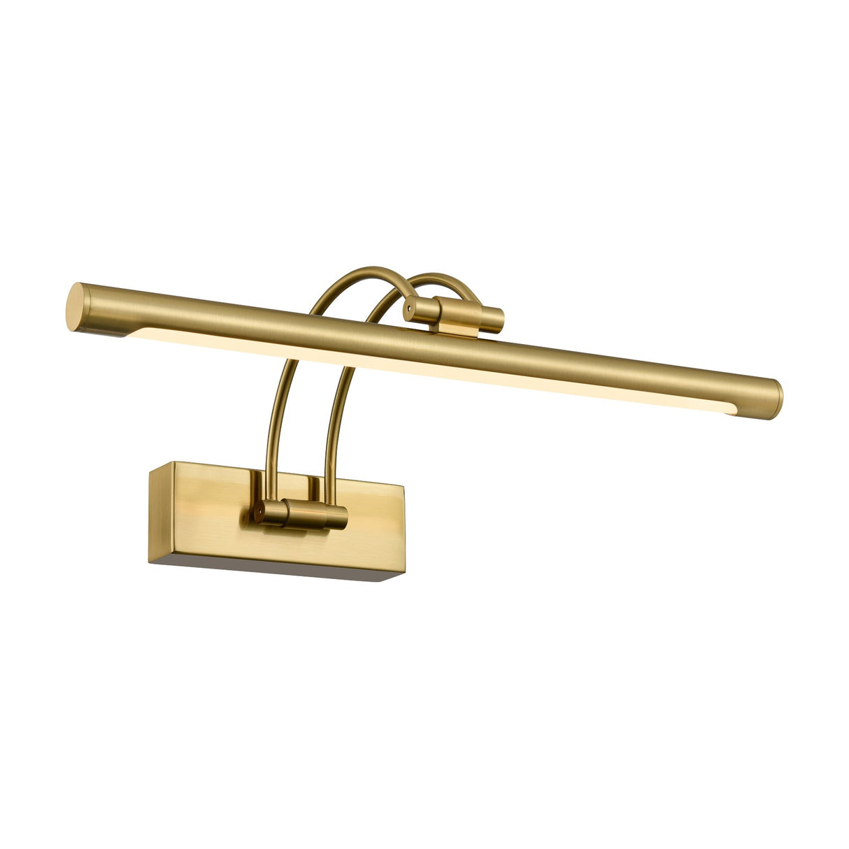 Nouveau wall light in brass finish