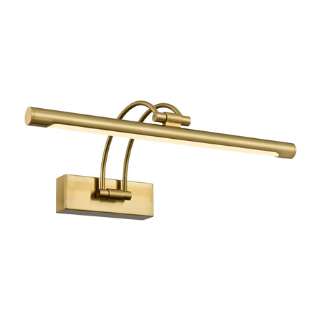 Nouveau wall light in brass finish