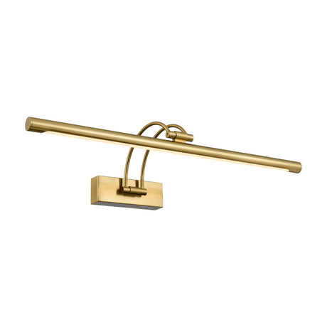 Nouveau wall light in brass finish