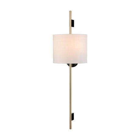 Serenity 2 light wall light in black and gold finish