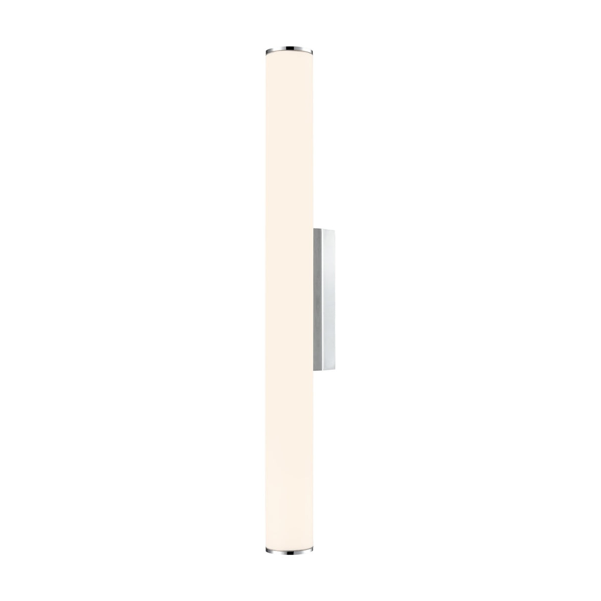 Baton exterior wall light in chrome finish