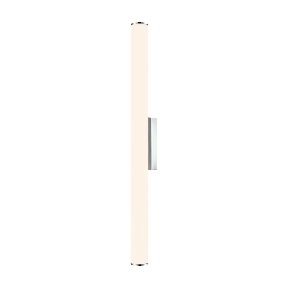 Baton exterior wall light in chrome finish