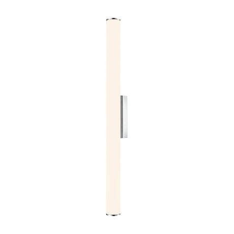 Baton exterior wall light in chrome finish