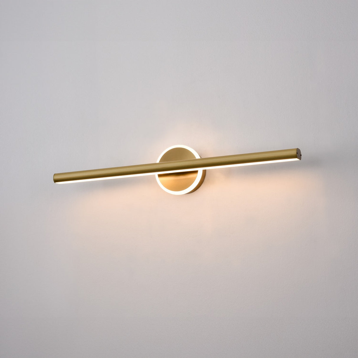 Allure wall light, shown on a dark background