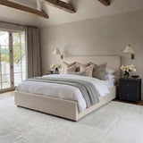 Wilder King Size Bed Frame - Antique White