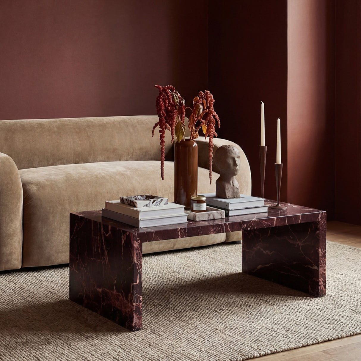 Wynn Coffee Table – Rosso Levanto