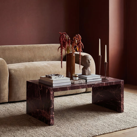 Wynn Coffee Table – Rosso Levanto