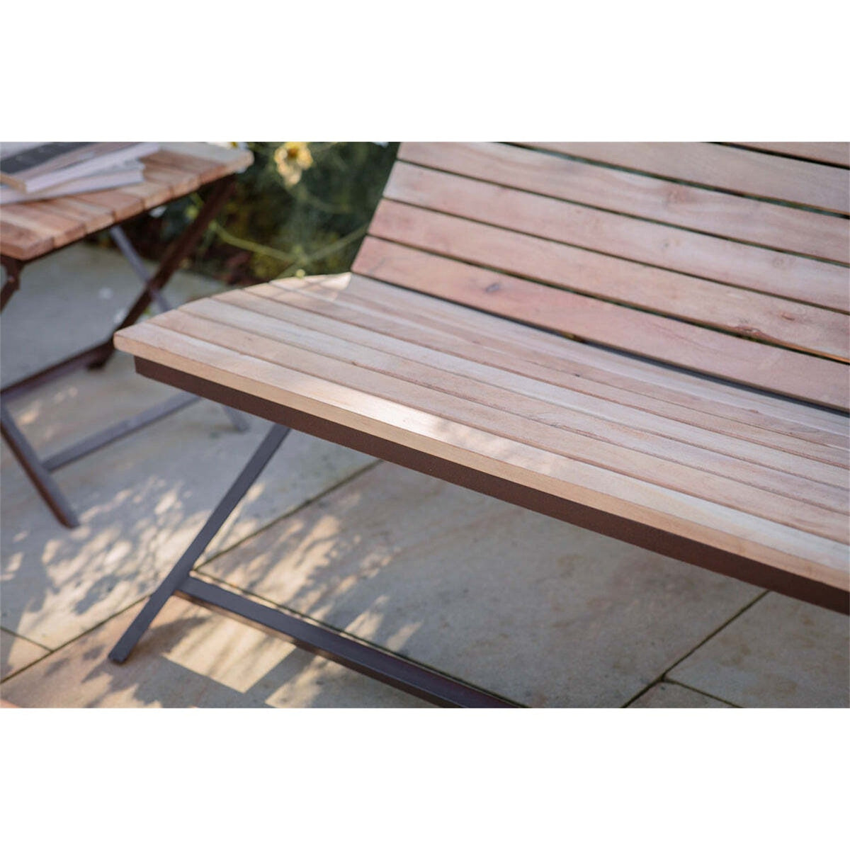 Yatin Acacia Garden Bench - Natural