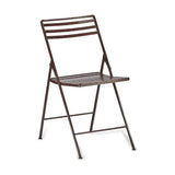Yealme Iron Folding Bistro Garden Chair - Brown