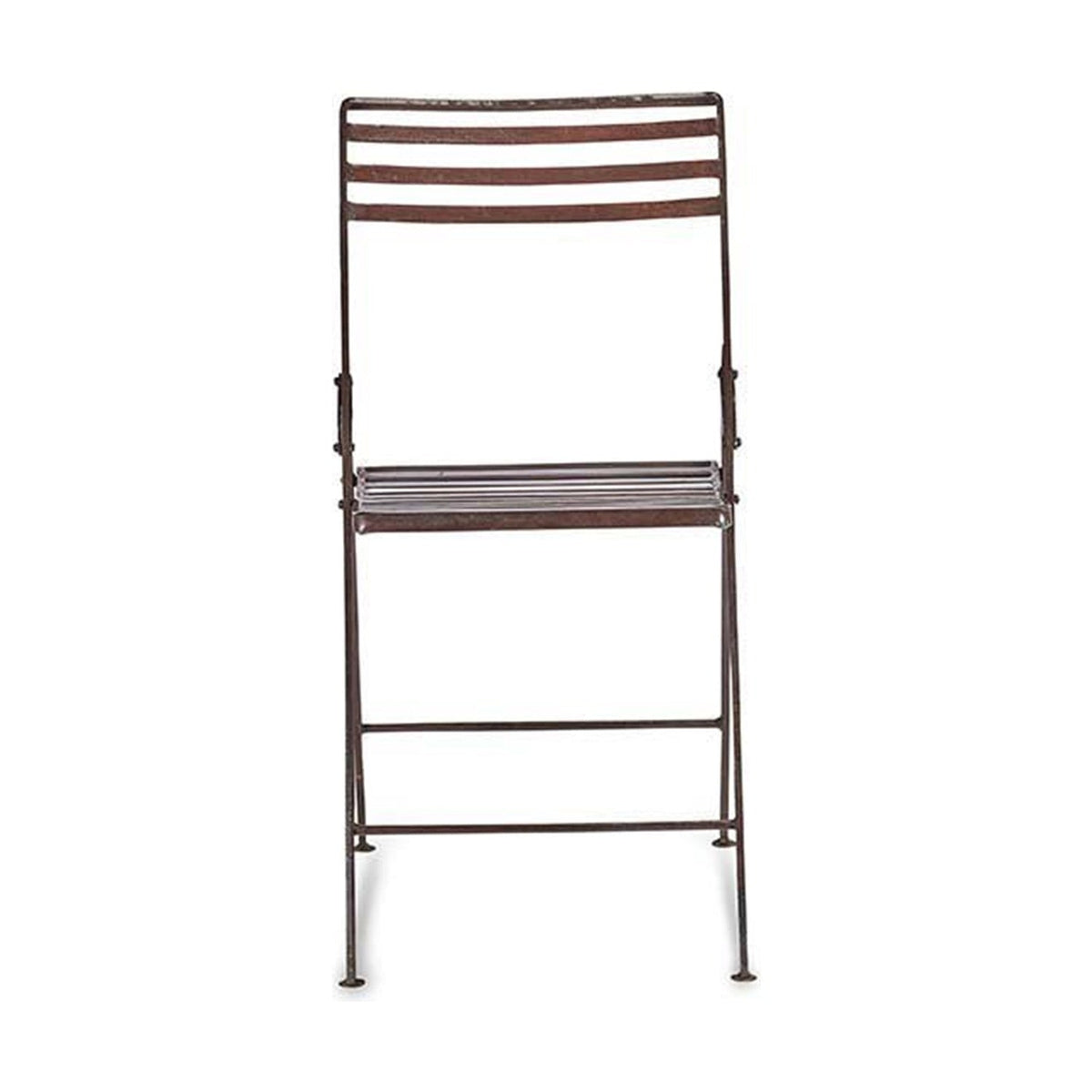 Yealme Iron Folding Bistro Garden Chair - Brown