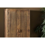 Yasha Reeded Mango Wood Cabinet - Natural