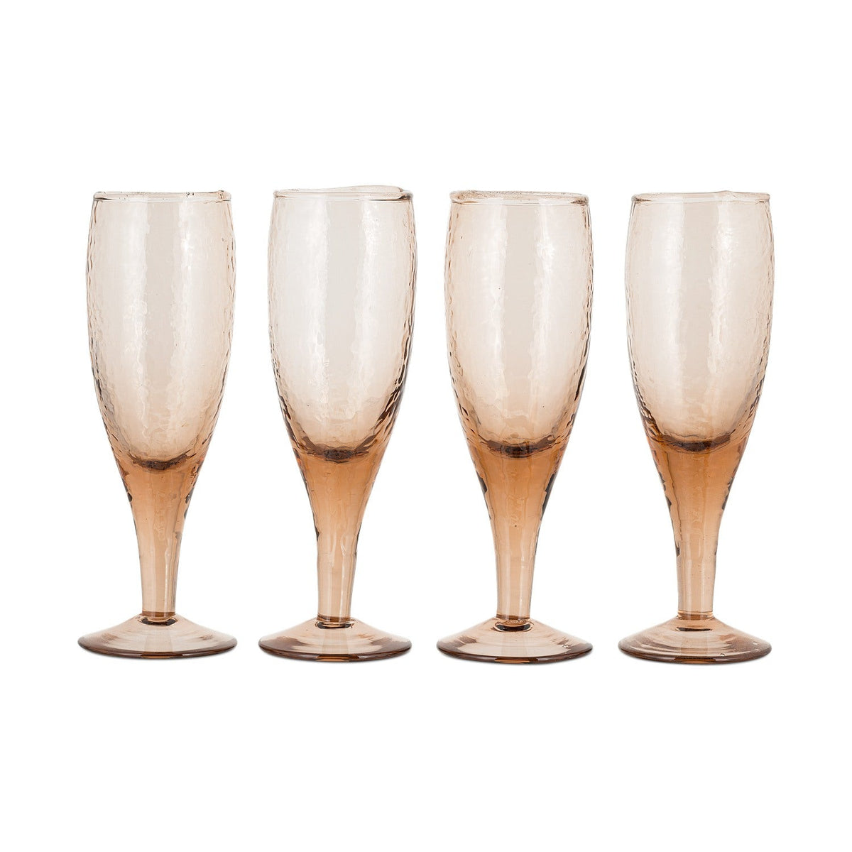 Yala Champagne Glasses - Dusty Terracotta - Set of 4