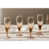 Yala Champagne Glasses - Dusty Terracotta - Set of 4