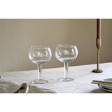 Yala Hammered Gin Glasses - Clear - Set of 2