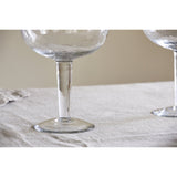 Yala Hammered Gin Glasses - Clear - Set of 2