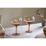 Yala Hammered Gin Glasses - Dusty Terracotta - Set of 2