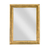 Yadur Small Rectangular Wall Mirror - Antique Brass