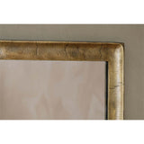 Yadur Small Rectangular Wall Mirror - Antique Brass