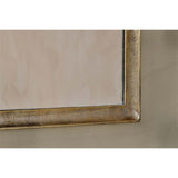 Yadur Large Rectangular Wall Mirror - Antique Brass