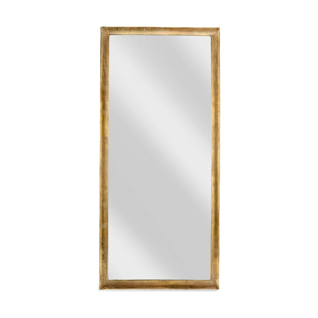 Yadur Full Length Mirror - Antique Brass