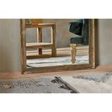 Yadur Full Length Mirror - Antique Brass